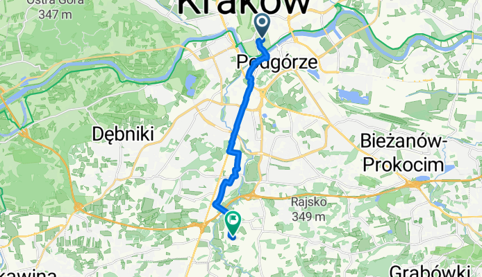 Warszauera, Kraków do K Moszyńskiego, Kraków