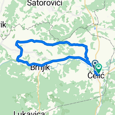 Route from Branilaca grada