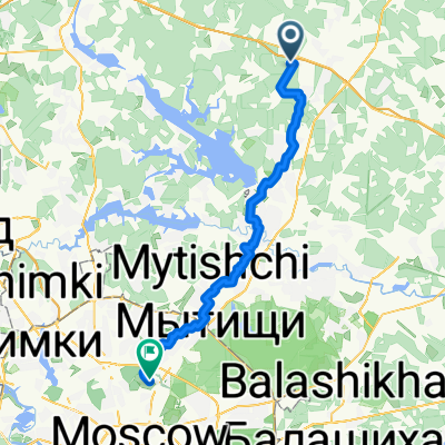От Цернское Кп до проезд Мира 119ВВЦ строение