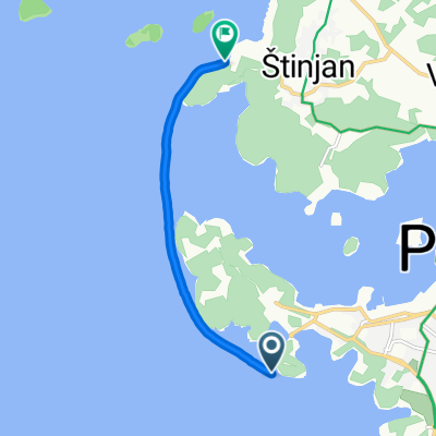 Istria nach Štinjan, Pula