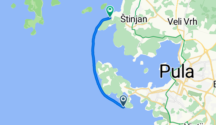Istria nach Štinjan, Pula