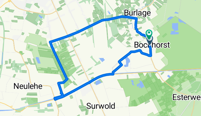 Hauptstraße, Bockhorst nach Hauptstraße, Bockhorst