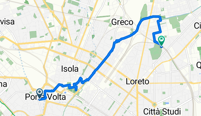 Da Via Giovanni Battista Niccolini a Via Angelo Mosso