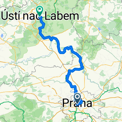 From Prague to Ústí Nad Labem