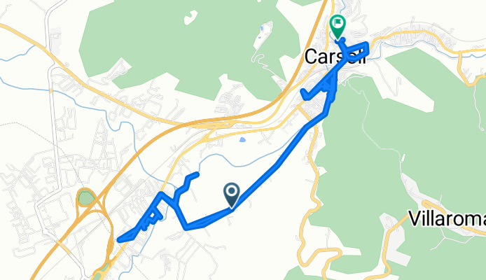 Da Via Le Ripi a Via degli Alpini