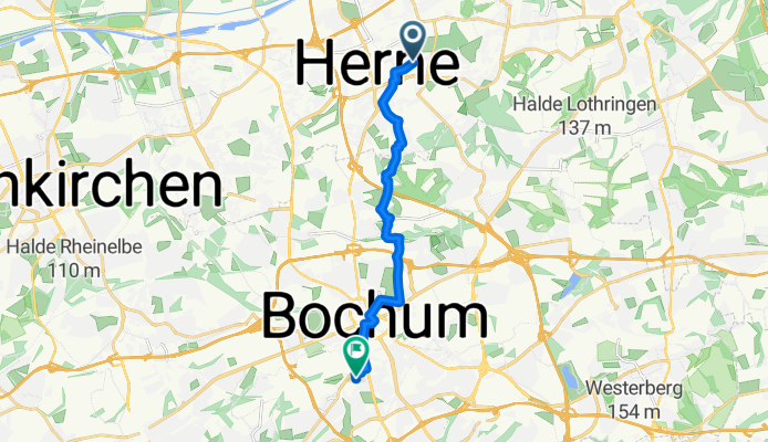 Mont-Cenis-Straße, Herne nach Bürkle De La Camp-Platz, Bochum