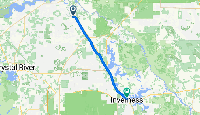 Withlacoochee State Trail, Citrus Springs to Withlacoochee State Trail, Inverness