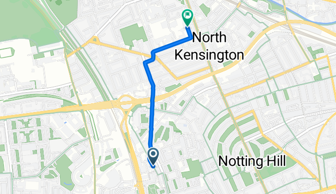 Hunt Close, London to Faraday Road, London