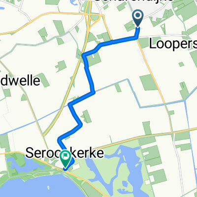 Elkerzeeseweg nach Serooskerkseweg