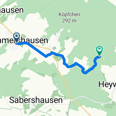 Route zu Schmausemuhle