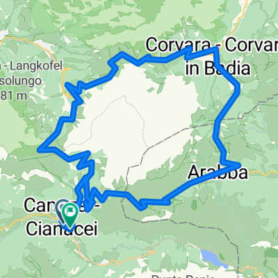 Strèda del Piz do Via di Ciampac