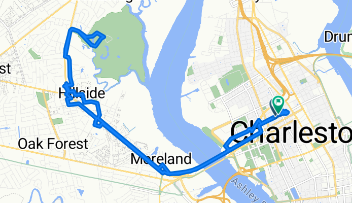 Ashe Street to Charlestowne Landing