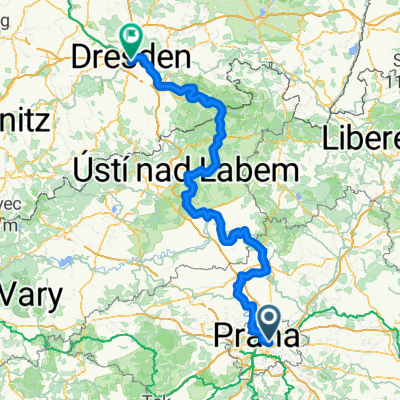 Vinohradská, Praha 10 až Dr.-Külz-Ring, Drážďany