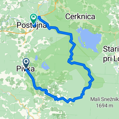 From Pivka to Postojna