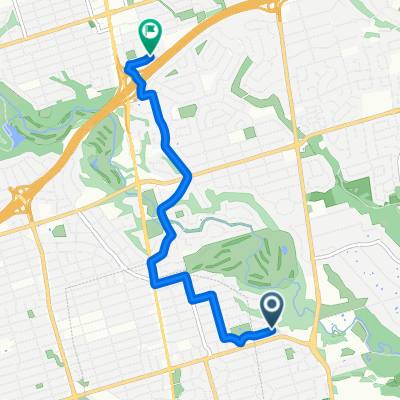 Lawrence Ave E, Toronto to Harrison Garden Blvd, Toronto