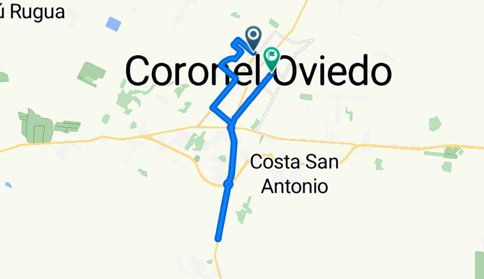 De Coronel Oviedo a Eugenio A Graray