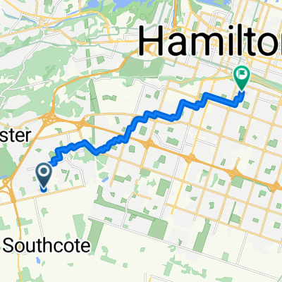 Garner Rd E, Hamilton to E 12th St, Hamilton