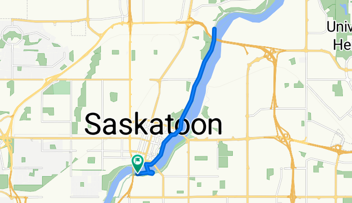 Saskatoon First Responders Half Map