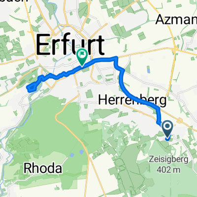 Windischholzhausen, Erfurt to Bahnhofstraße, Erfurt