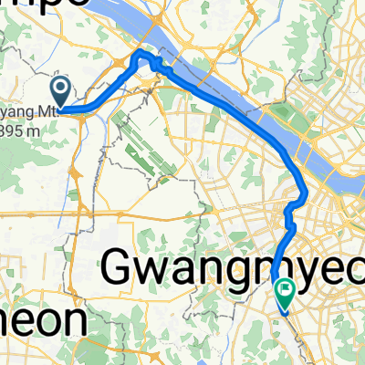 장기동, 인천광역시에서 가산동, 서울특별시까지