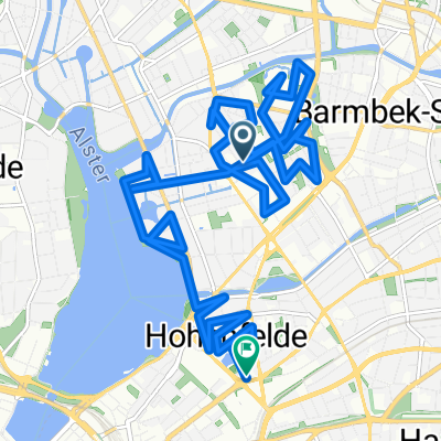 Beethovenstraße, Hamburg nach Lübecker Straße, Hamburg