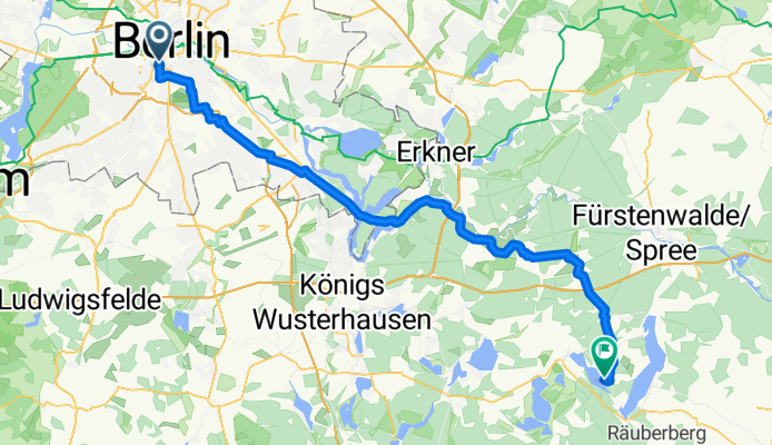 Am Karlsbad, Berlin nach Storkower Weg, Reichenwalde