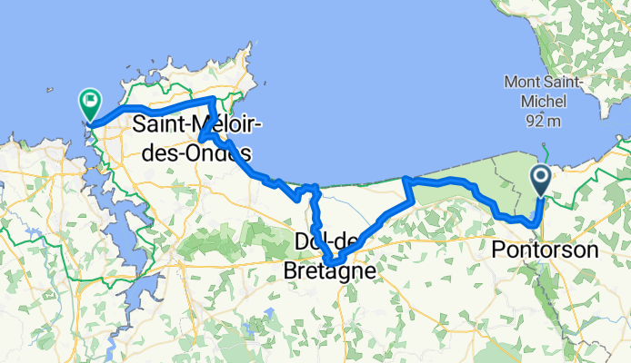 Promenade du Gr34 nach Rue du Château Gaillard