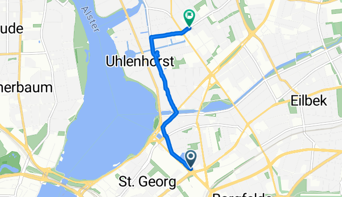 Wallstraße, Hamburg nach Beethovenstraße, Hamburg