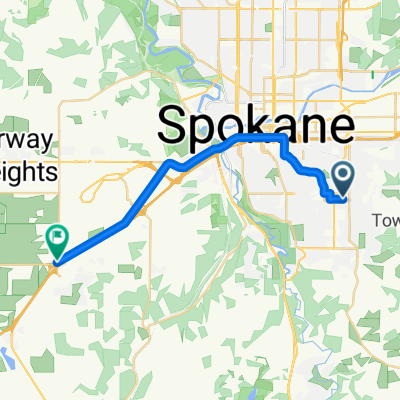 Route in Spokane