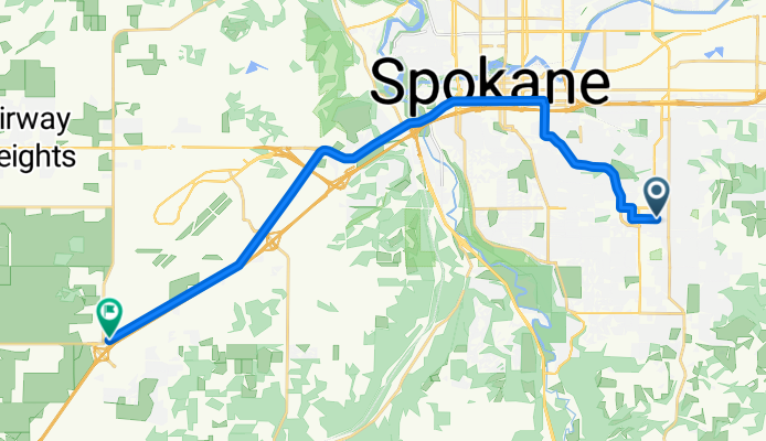 Route in Spokane