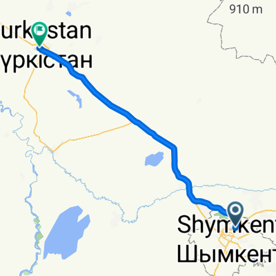 From Shymkent to Turkestan