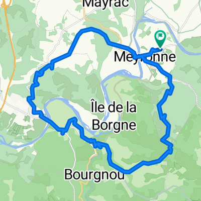 Route du Port de Creysse, Meyronne naar Route du Port de Creysse, Meyronne