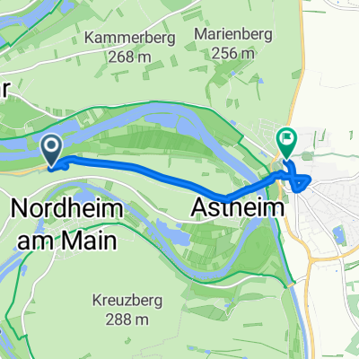 St2260 nach Volkach Gaibacher Str.