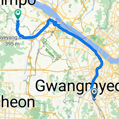 가산동, 서울특별시에서 풍무동, 김포시까지