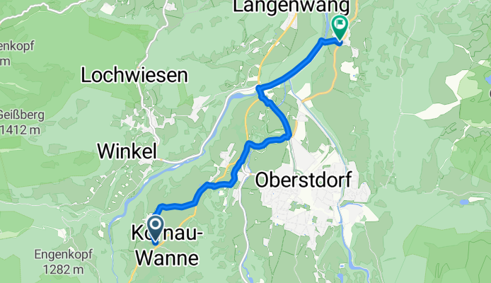 Kapellenweg nach Kornau