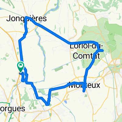 Chemin de la Roquette, Bédarrides à Chemin de la Roquette, Bédarrides