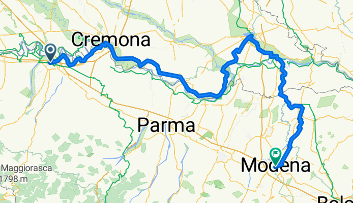 Piazza de' Cavalli, Piacenza nach Piazza Giacomo Matteotti, Modena