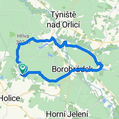 Poběžovice u Holic, Poběžovice u Holic do Silnice 3057, Poběžovice u Holic