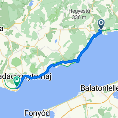 Balatoni utca - Római út