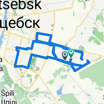 маршрут из улица Генерала Ивановского