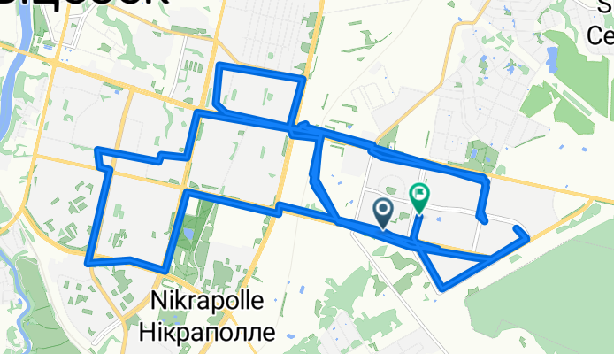 маршрут из улица Генерала Ивановского