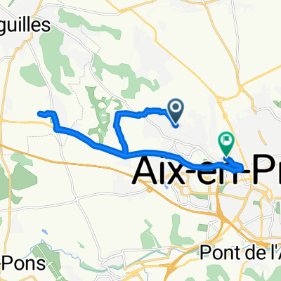 Chemin de Fontfiguière, Aix-en-Provence à Chemin de Bouenhoure, Aix-en-Provence