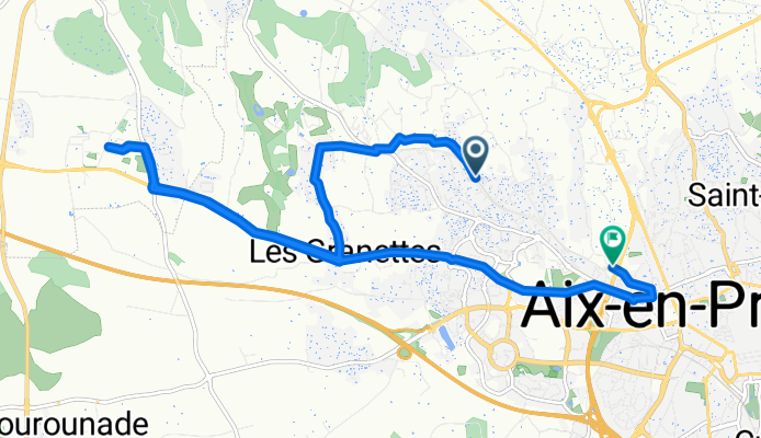 Chemin de Fontfiguière, Aix-en-Provence à Chemin de Bouenhoure, Aix-en-Provence