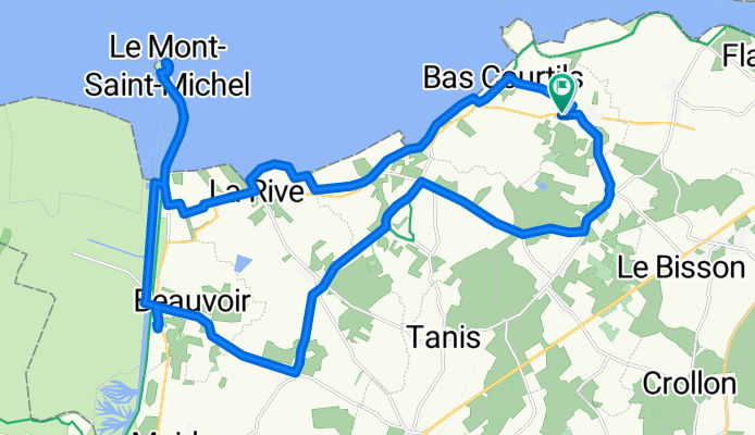 Rue du Mont Saint-Michel nach Rue du Mont Saint-Michel