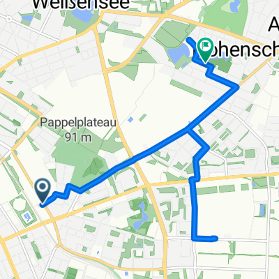 Landsberger Allee nach Oberseestraße