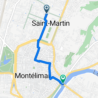 Chemin de la Manche bis to Boulevard du Fust Bis