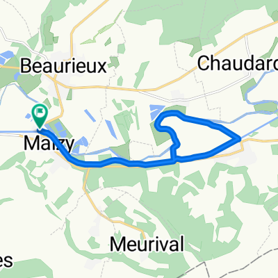 Chemin de la Beaurivoise naar Chemin de la Beaurivoise