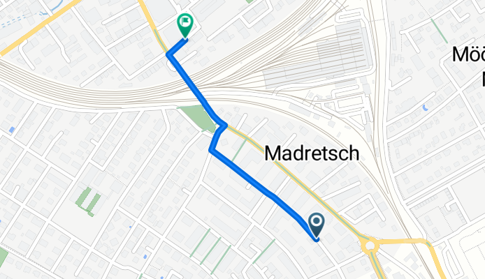 Erlacherweg, Biel nach Friedweg, Biel