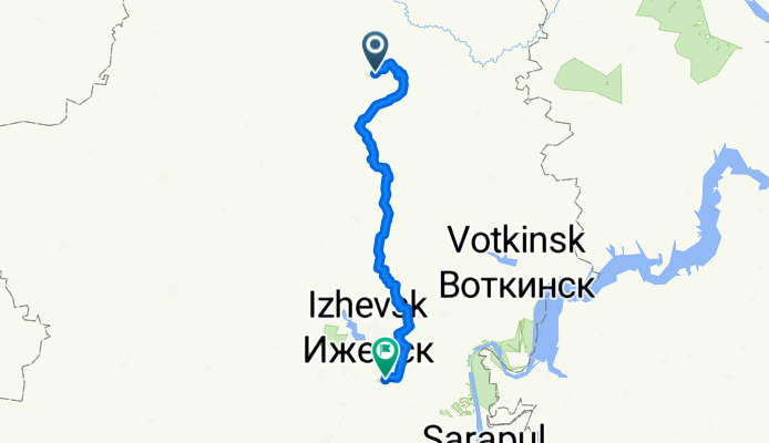 От Неизвестная Дорога до Юбилейная улица