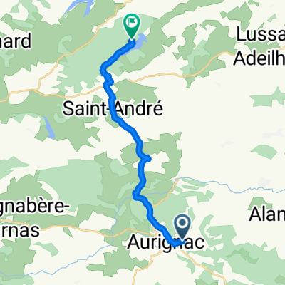 Route d'Alan, Aurignac à GR 86 de Toulouse à Bagnères-de-Luchon (Haute-Garonne), Fabas